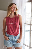 One Nation Under God Mineral Graphic Tank Top
