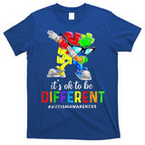 Autism Awareness Acceptance Kid Boy Its Ok To Be Different T-Shirt