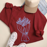 Mama Floral Bouquet Graphic Sweatshirt
