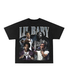 Lil Baby Rap Tee – Jumbo Graphic, Savage Mode, Hip Hop Icons