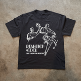 WINSTON MENTHOL 'REAL & RICH & COOL' HEAVY BLACK TEE