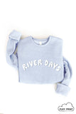 River Days  Print Graphic Sweatshirt