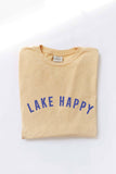 Lake Happy Mineral Washed Graphic Top