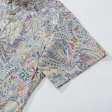 Hawaiian Shirts for Men Tropical Palm Tree Print 100% Cotton Jungle
