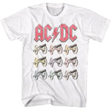 AC/DC - AC/DC Multi Color Cannons T-Shirt