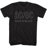 AC/DC - Backinblk3 Boyfriend Tee