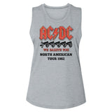 AC/DC - Cannons Salute Womens Slub T-Shirt