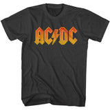 AC/DC - Distress Orange Boyfriend Tee