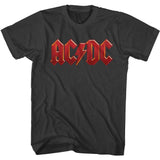 AC/DC - Distress Red Boyfriend Tee