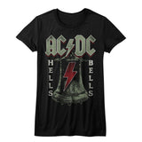 AC/DC - Hells Bells Womens T-Shirt