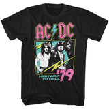 AC/DC - Neon Highway Boyfriend Tee