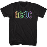 AC/DC - Rainbow Logo Boyfriend Tee