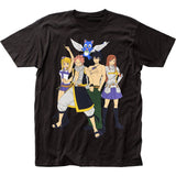 Fairy Tail Main Group Anime Adult T-Shirt