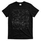 Astronomy Constellations Map, Stars Galaxy Celestial T-Shirt