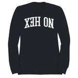 No Hex On Retro Bold Typography Men's Sweatshirt