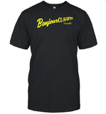 Dale Elliott Wearing Bonjourclaat Tee Shirt