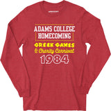 Adams College Homecoming 1984 - Long Sleeve T-Shirt