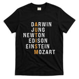 Autism Darwin Jung Newton Edison Einstein Newton Mozart T-Shirt