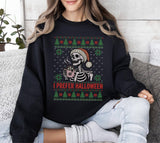 Halloween Christmas Mashup Ugly Xmas Sweater