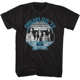 Aerosmith - Dream On Blue And White T-Shirt