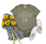 Sorry I Cant I Have Plans with My Cat T-Shirt