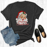 Plaid Merry Christmas Santa