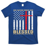American Flag Gift One Nation Under God Great Gift T-Shirt