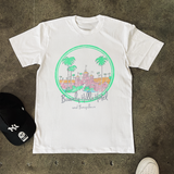 BEVERLY HILLS HOTEL & BUNGALOWS  HEAVYWEIGHT WHITE T-SHIRT