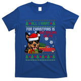 All I Want For Christmas Is Australian Kelpie Christmas Cat Great Gift T-Shirt