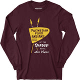 Aku Aku - Las Vegas, NV - Vintage Tiki Bar - Long Sleeve T-Shirt