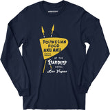 Aku Aku - Las Vegas, NV - Vintage Tiki Bar - Long Sleeve T-Shirt
