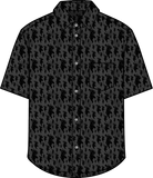 STREET FIGHTER - 'One Thousand Deaths' Button Up Shirt - Black (Sample)