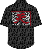 STREET FIGHTER - 'One Thousand Deaths' Button Up Shirt - Black