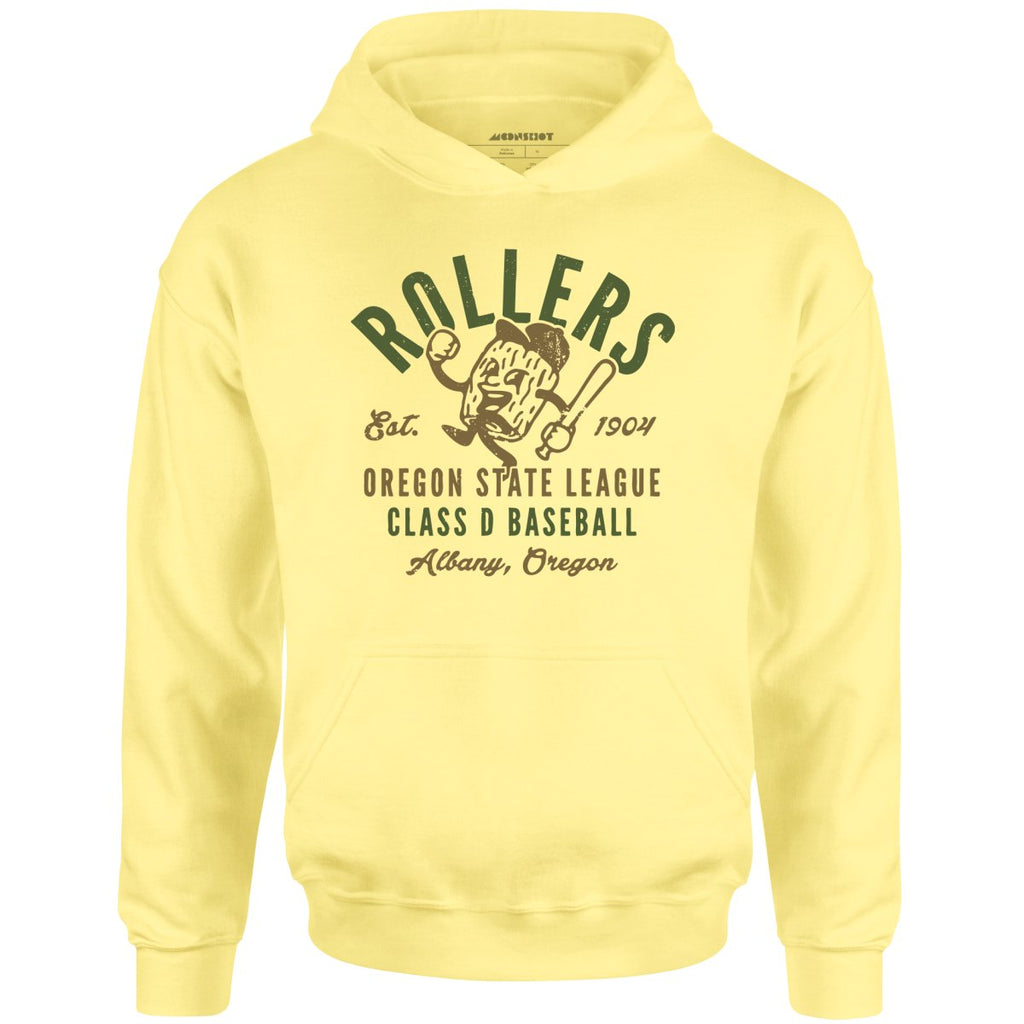 Albany Rollers - Oregon - Vintage Defunct Baseball Teams - Unisex Hoodie