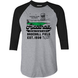 Alcatraz Penitentiary Baseball Field - 3/4 Sleeve Raglan T-Shirt