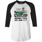 Alcatraz Penitentiary Baseball Field - 3/4 Sleeve Raglan T-Shirt