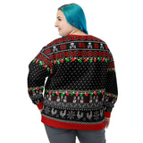 Premium Fleece-lined Santa's Favorite Cabrona Navidad Sweatshirt