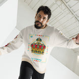 Premium Fleece-lined Loteria Navidad Sweatshirt Pajama Top