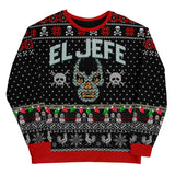 Premium Fleece-lined EL JEFE Navidad Sweatshirt