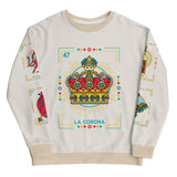 Premium Fleece-lined Loteria Navidad Sweatshirt Pajama Top