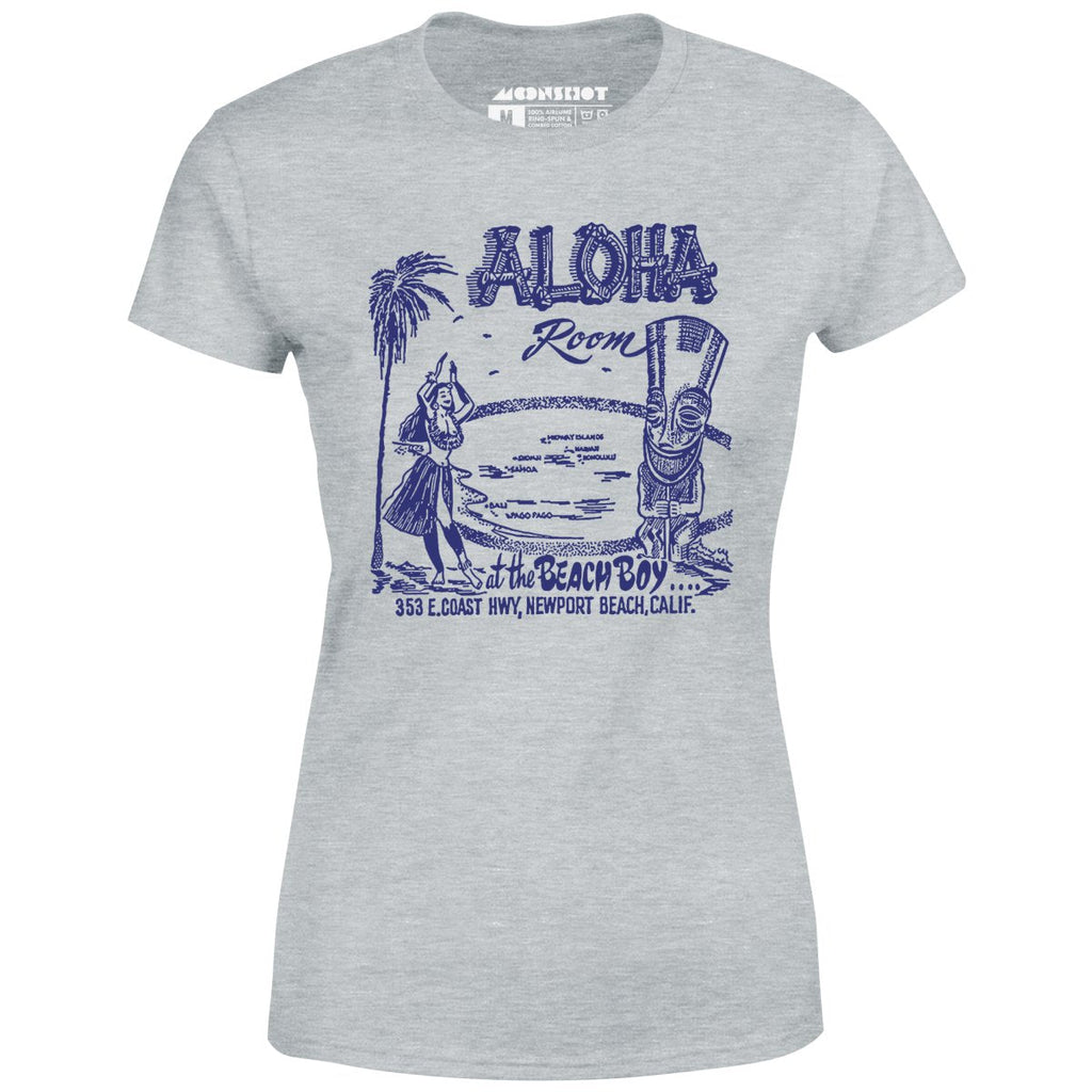 Aloha Room - Newport Beach, CA - Vintage Tiki Bar - Women's T-Shirt