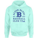 Alton Blues - Illinois - Vintage Defunct Baseball Teams - Unisex Hoodie