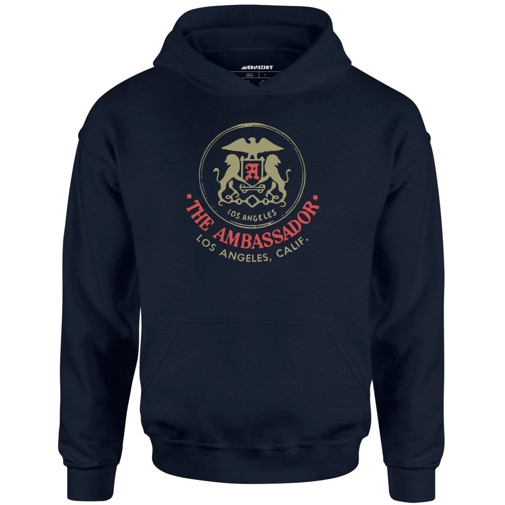 Ambassador Hotel - Los Angeles, CA - Vintage Hotel - Unisex Hoodie