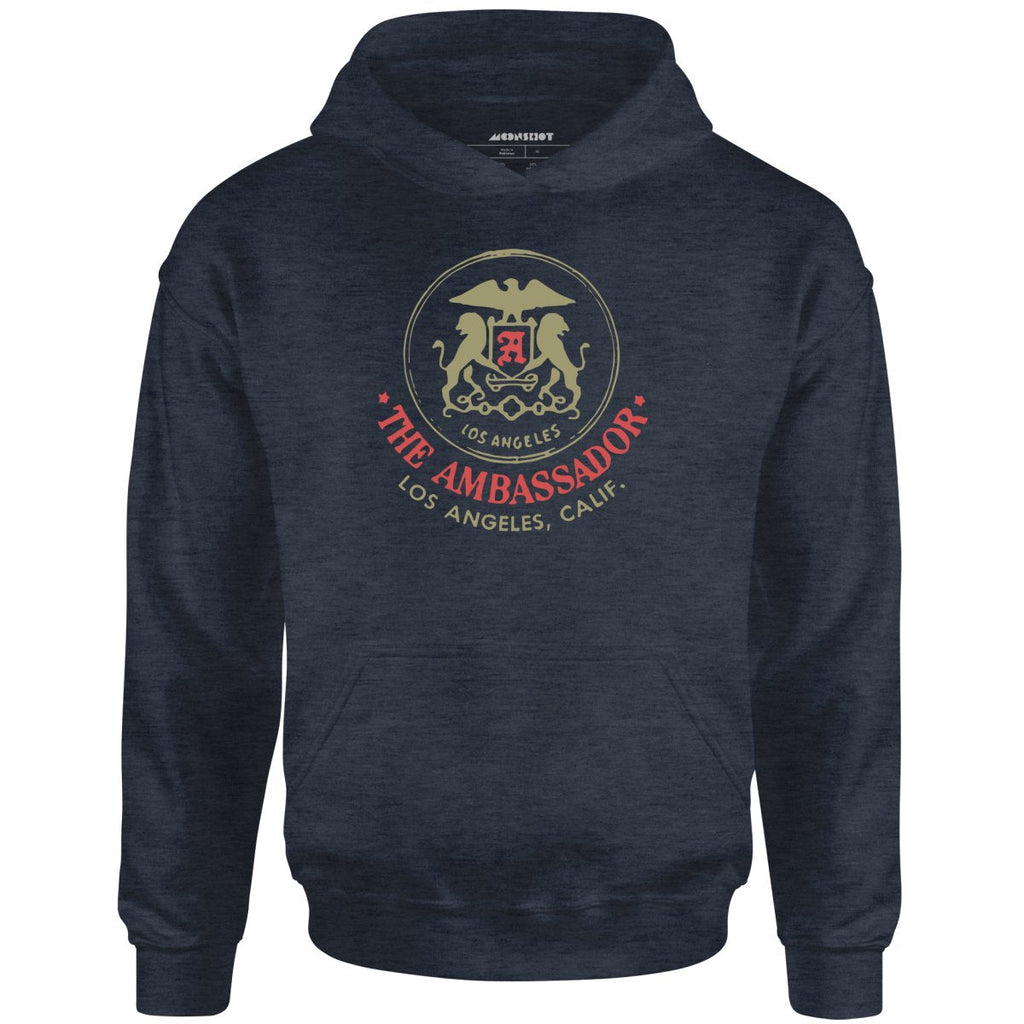 Ambassador Hotel - Los Angeles, CA - Vintage Hotel - Unisex Hoodie
