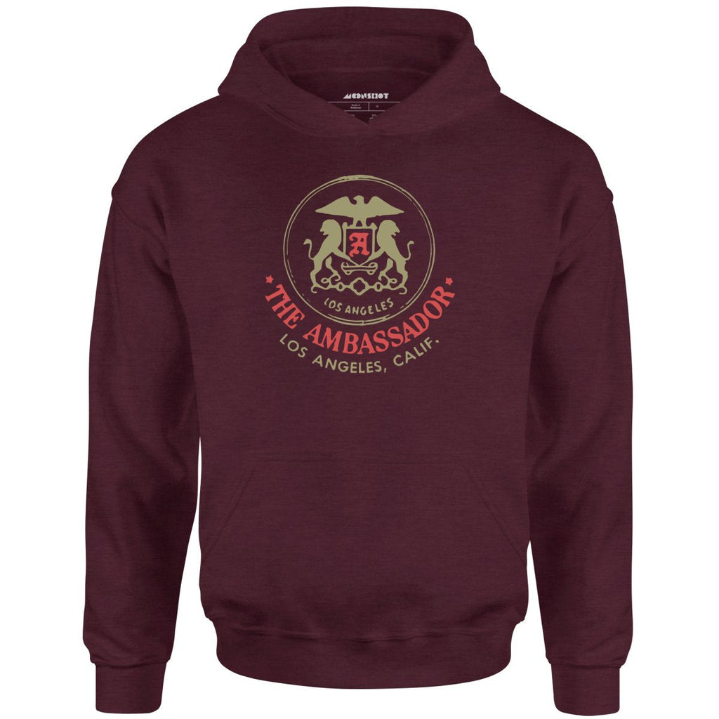 Ambassador Hotel - Los Angeles, CA - Vintage Hotel - Unisex Hoodie