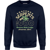 Anaconda Serpents - Montana - Vintage Defunct Baseball Teams - Unisex Sweatshirt