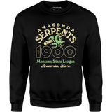 Anaconda Serpents - Montana - Vintage Defunct Baseball Teams - Unisex Sweatshirt