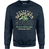 Anaconda Serpents - Montana - Vintage Defunct Baseball Teams - Unisex Sweatshirt