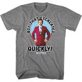 Anchorman - Escalated Quickly Boyfriend Tee