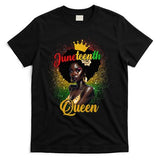 Afro Natural Hair Juneteenth Queen African American T-Shirt